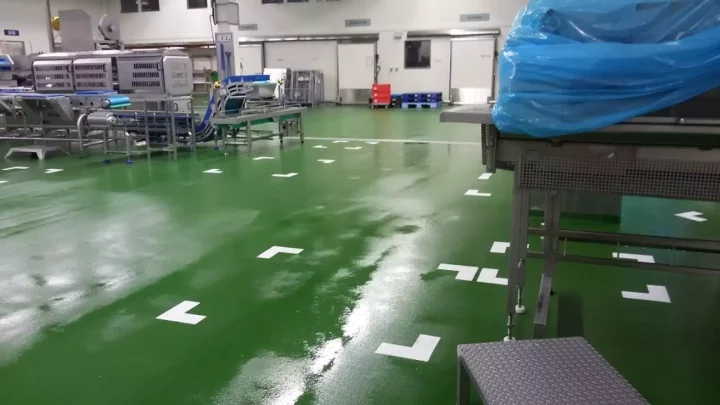 Antislip vloer voor de AGF industrie