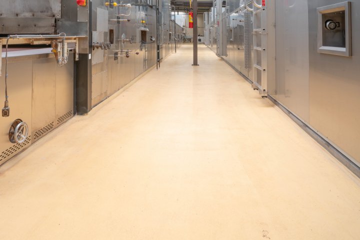 Bakkersland Ucrete bedrijfsvloer