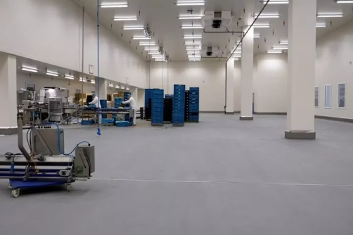 Industriele vloer voor de AGF industrie
