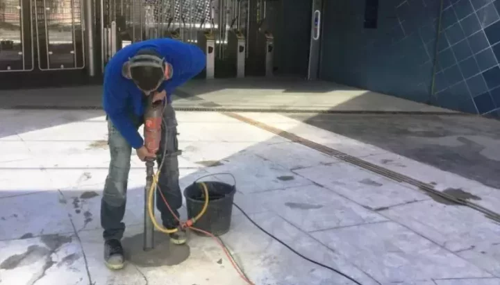 Inspectie ondergrond met kernboring