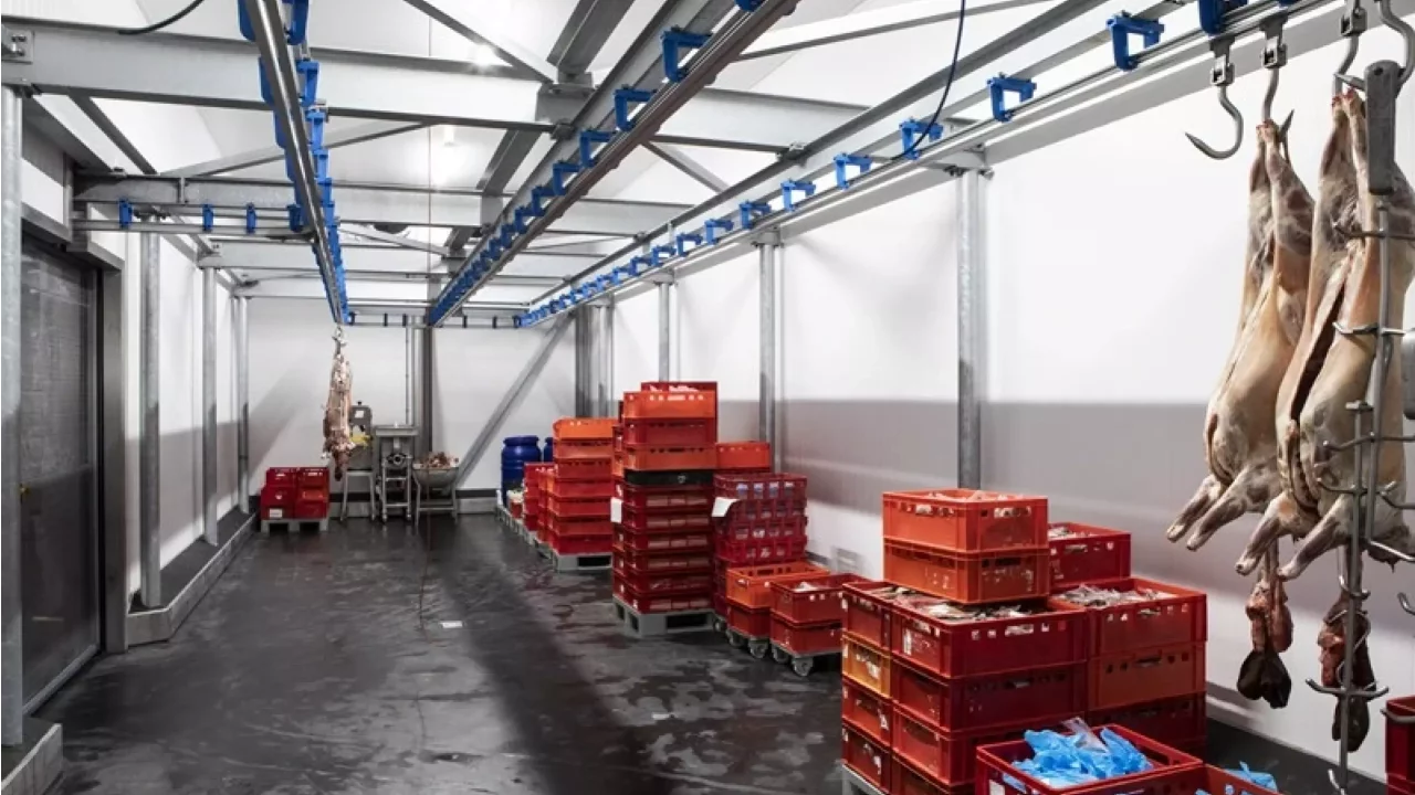 Margia Stone industriële vloer voor nieuwbouw Slagerij Hoff