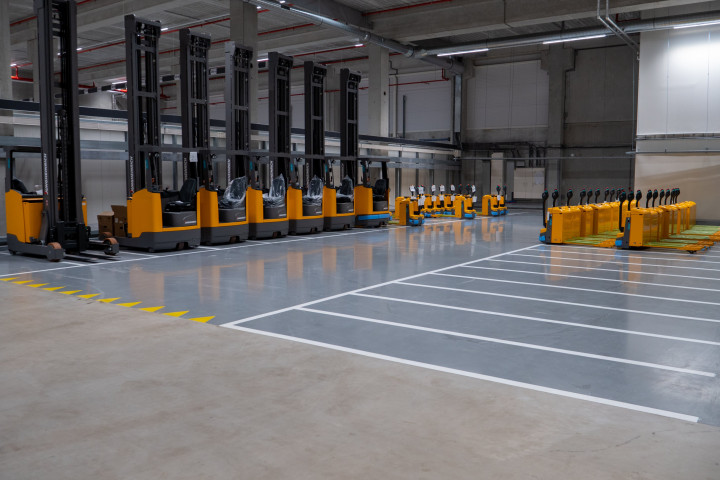 Coatingvloer en gietvloer bedrijfsvloer Lidl
