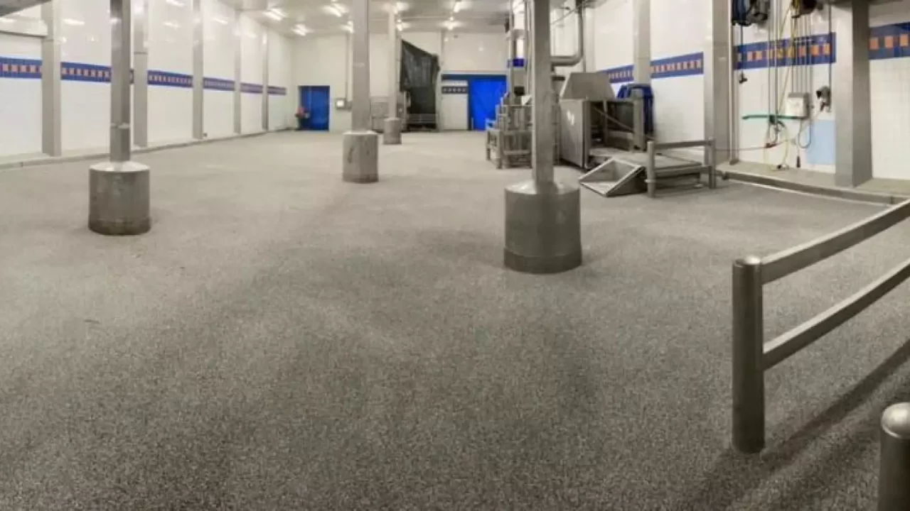 Renovatie vloer in vleesverwerkende industrie
