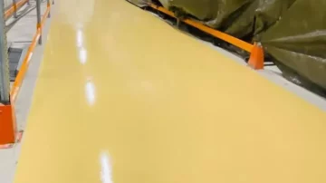 Resultaat na renoveren bakkerijvloer